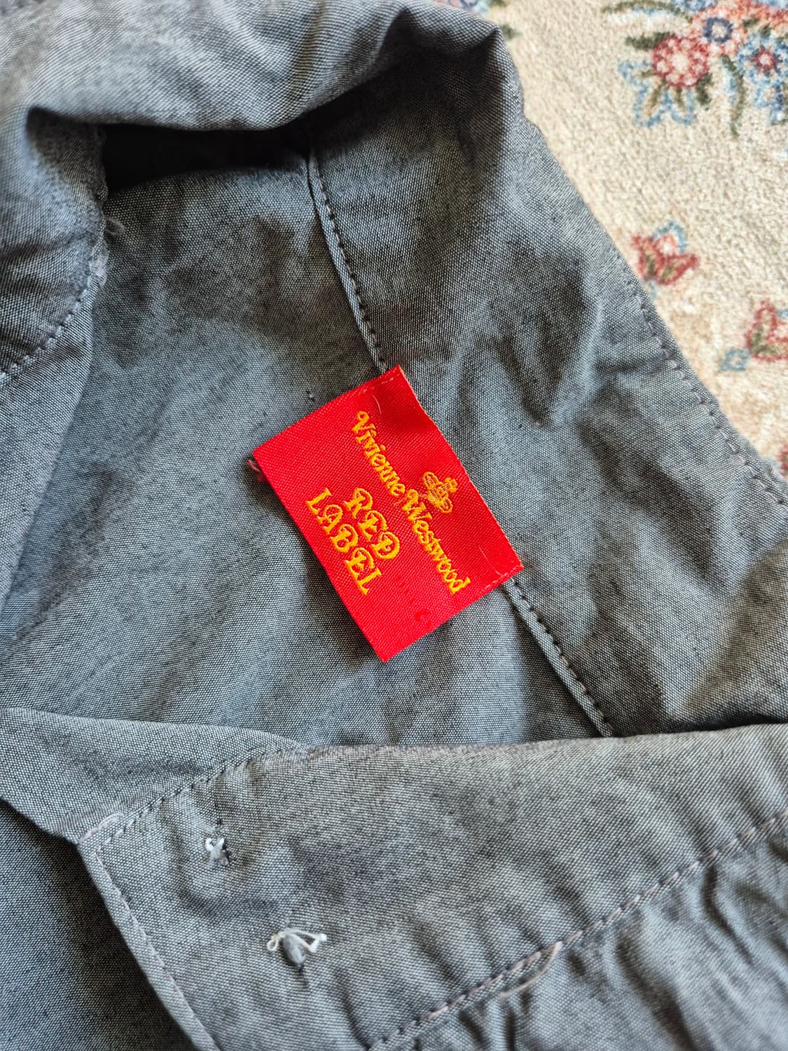 비비안웨스트우드 레드라벨 그레이 셔츠 상품이미지4