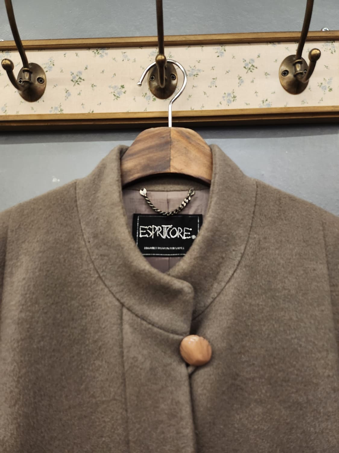 일본빈티지 캐시미어100%코트 상품이미지2