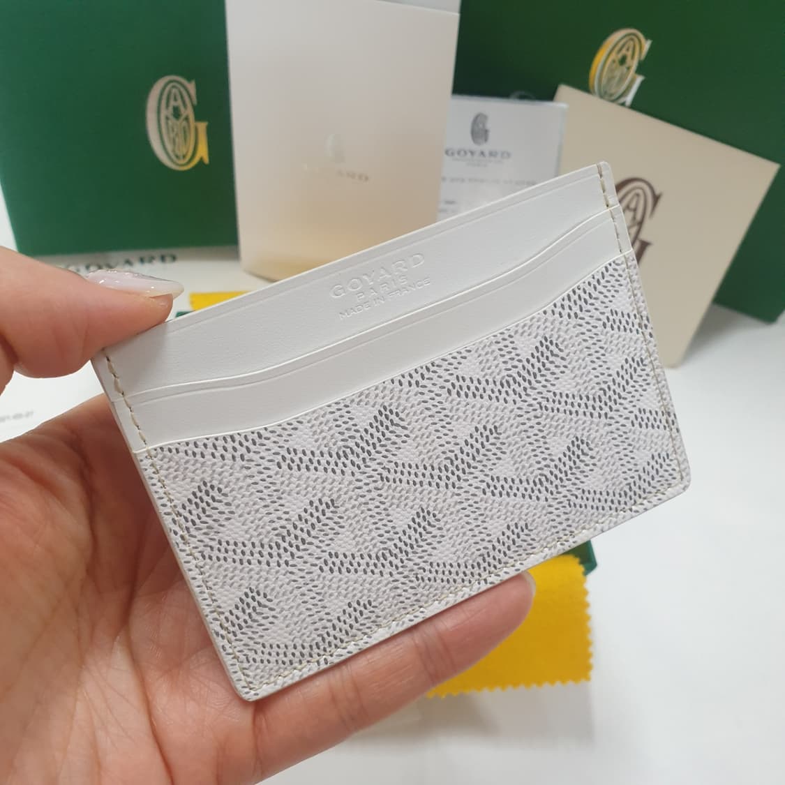 고야드 생쉴피스 카드지갑 스페셜 화이트 상품이미지3