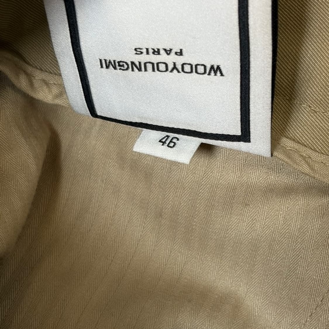 WOOYOUNGMI 베이지 카고팬츠 46 상품이미지6