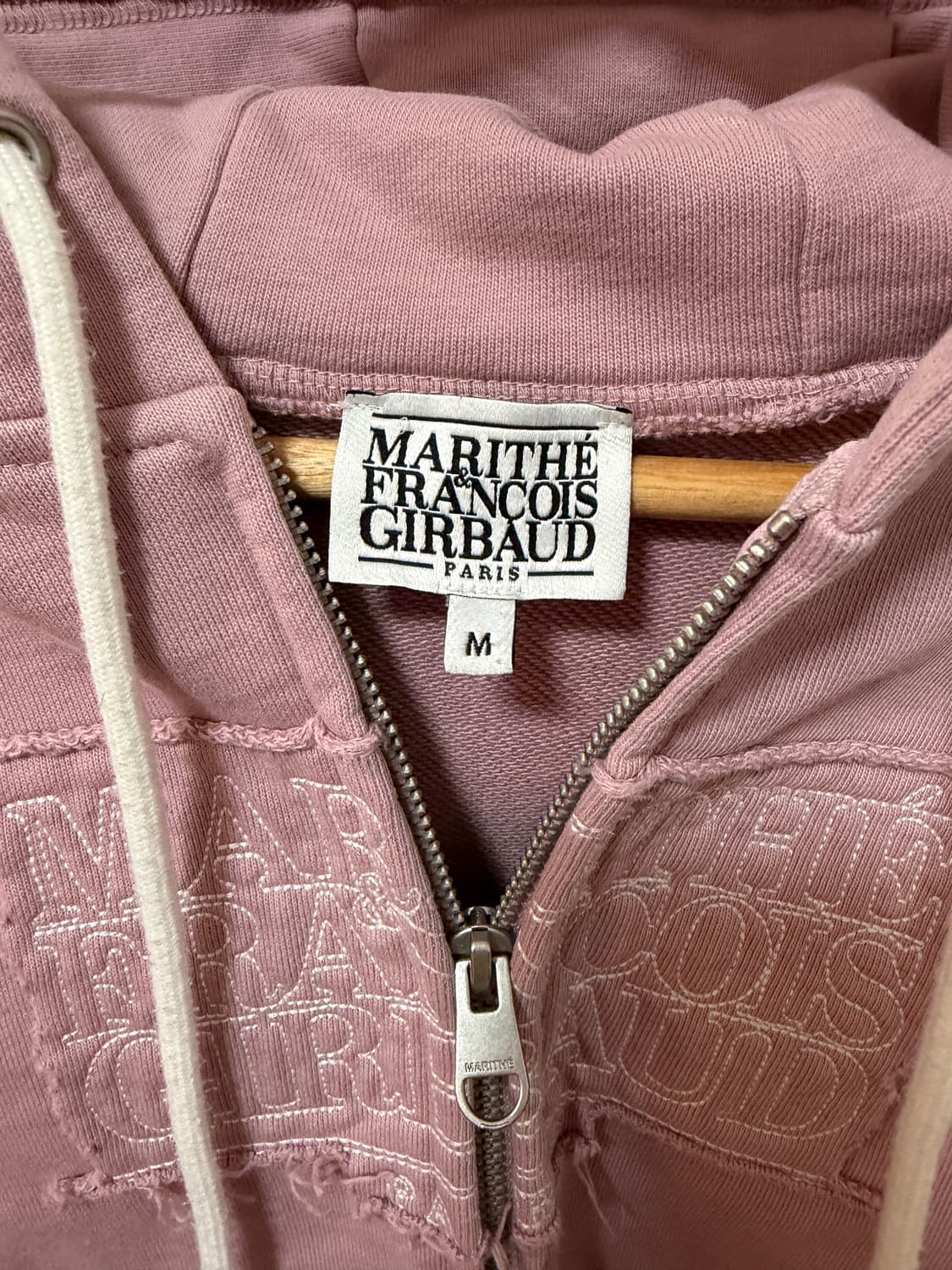 마리떼 후드집업 다크핑크 M 상품이미지3