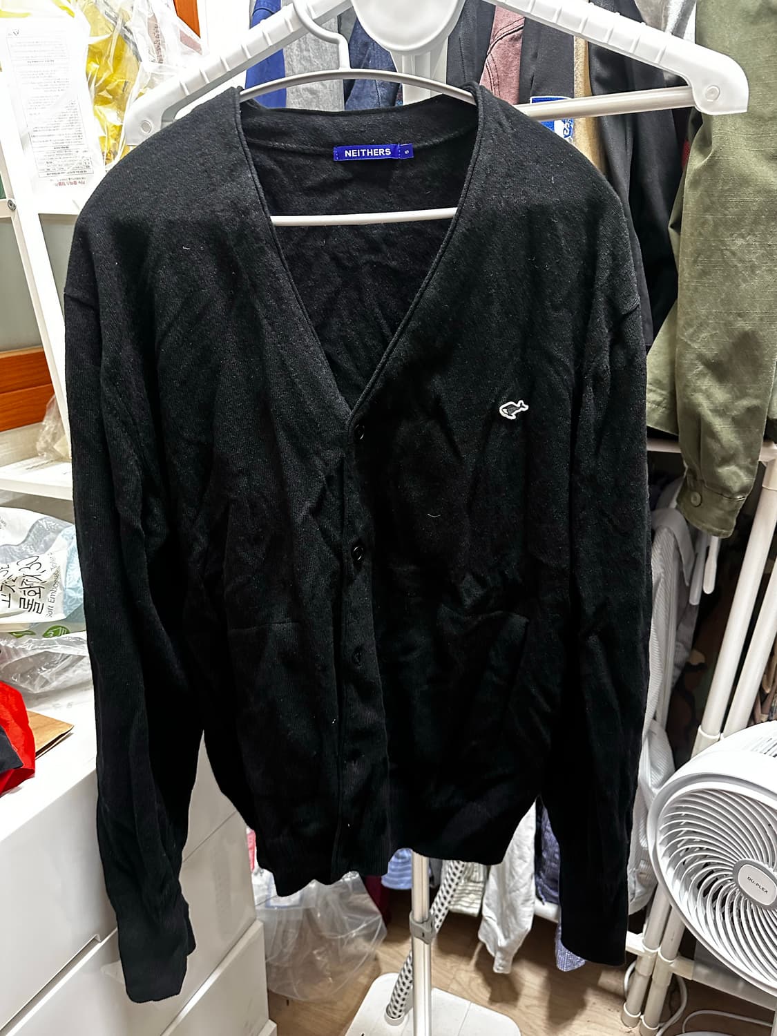 NEITHERS 네이더스 가디건 블랙 5사이즈 상품이미지1