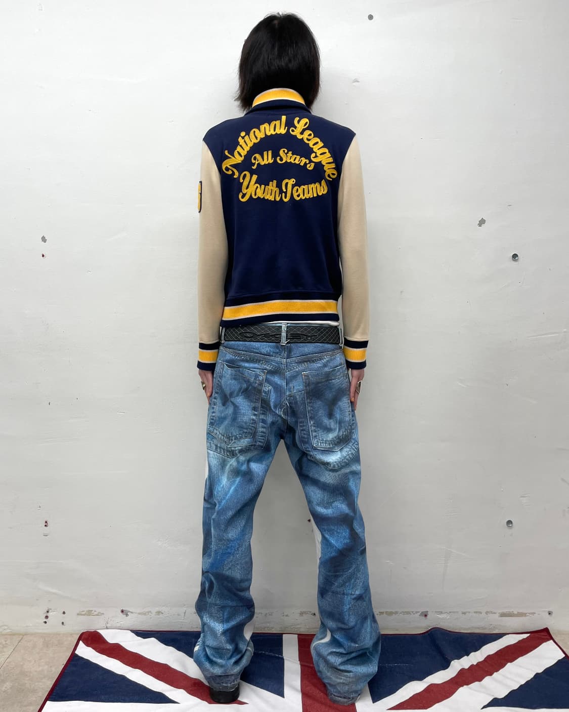 Retro M Navy Stadium Jacket 상품이미지7