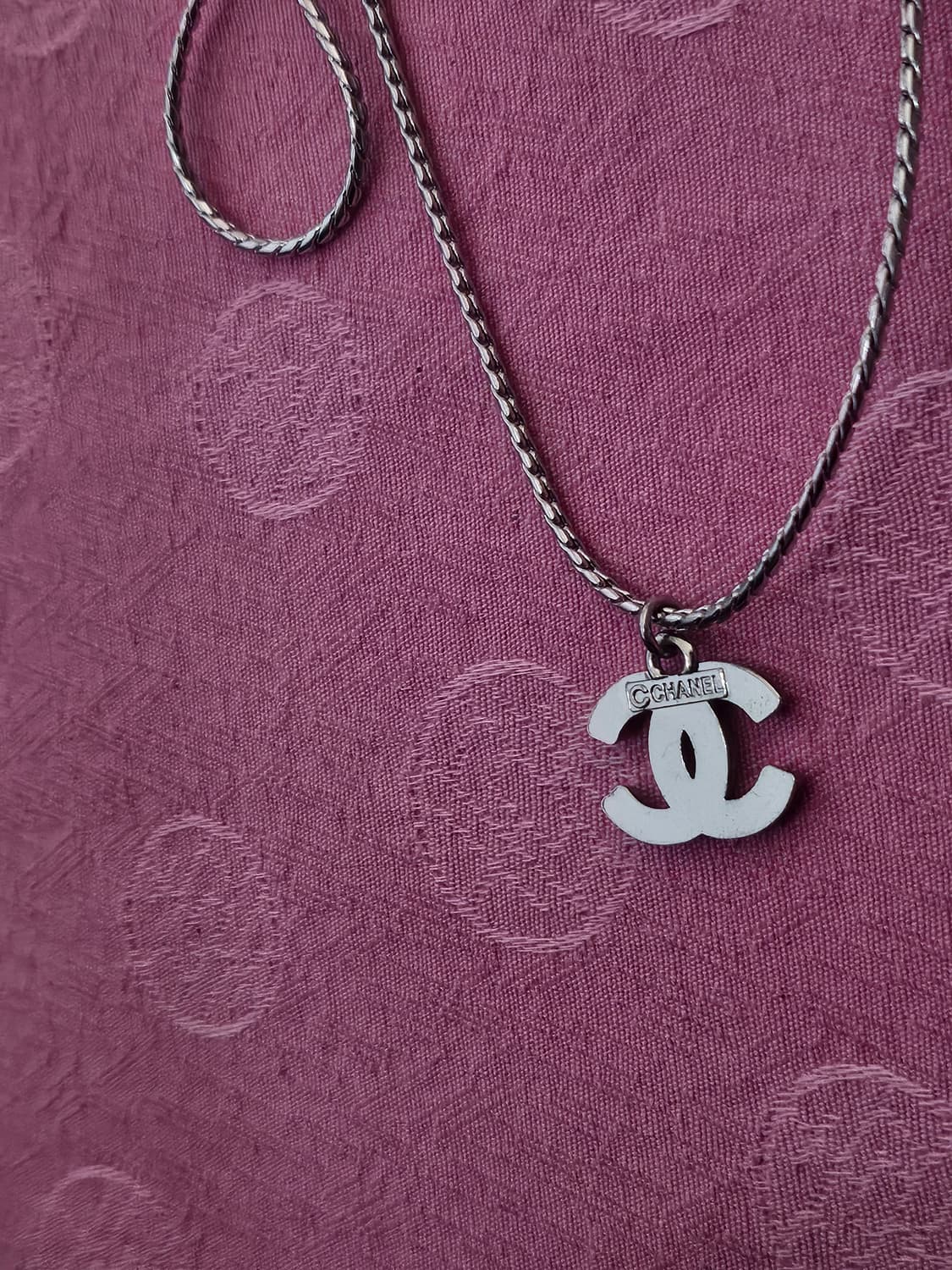 샤넬 정품 빈티지 업사이클링 목걸이 남자목걸이 상품이미지4