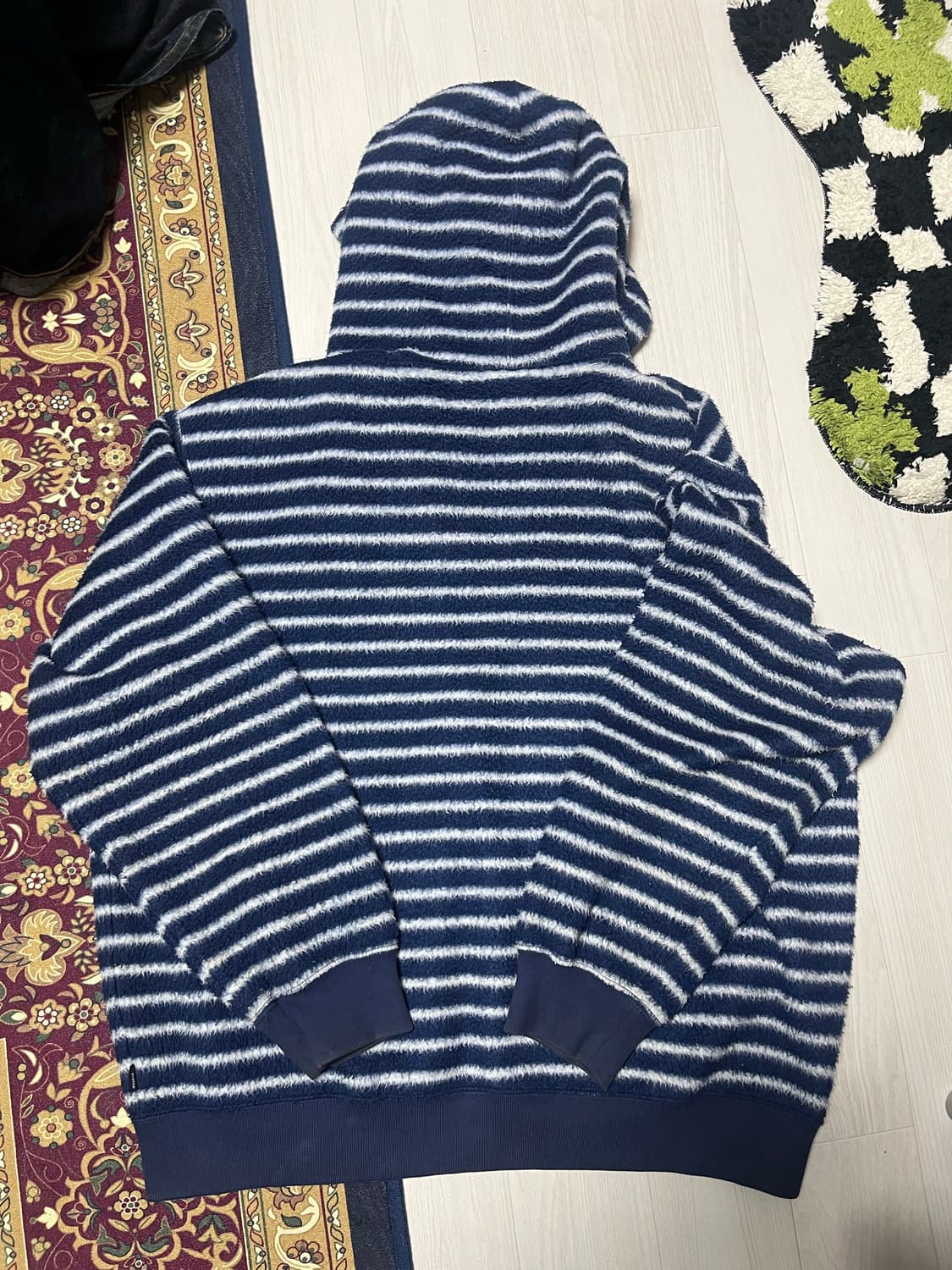 슈프림 브러쉬드 집업 후디드 스웻셔츠 모헤어 상품이미지5