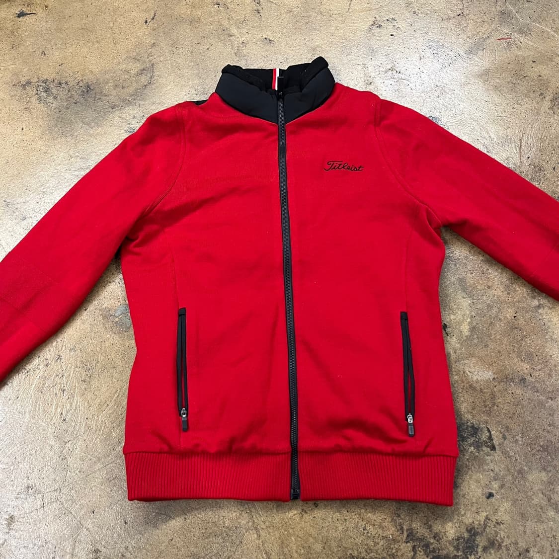 [정품/M] 타이틀리스트 레드 골프 자켓 b16 상품이미지3