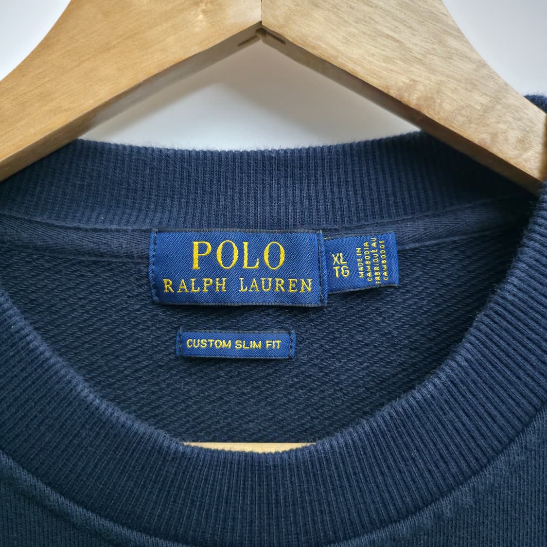 [XL] 폴로 랄프로렌 베어 맨투맨 네이비 상품이미지5