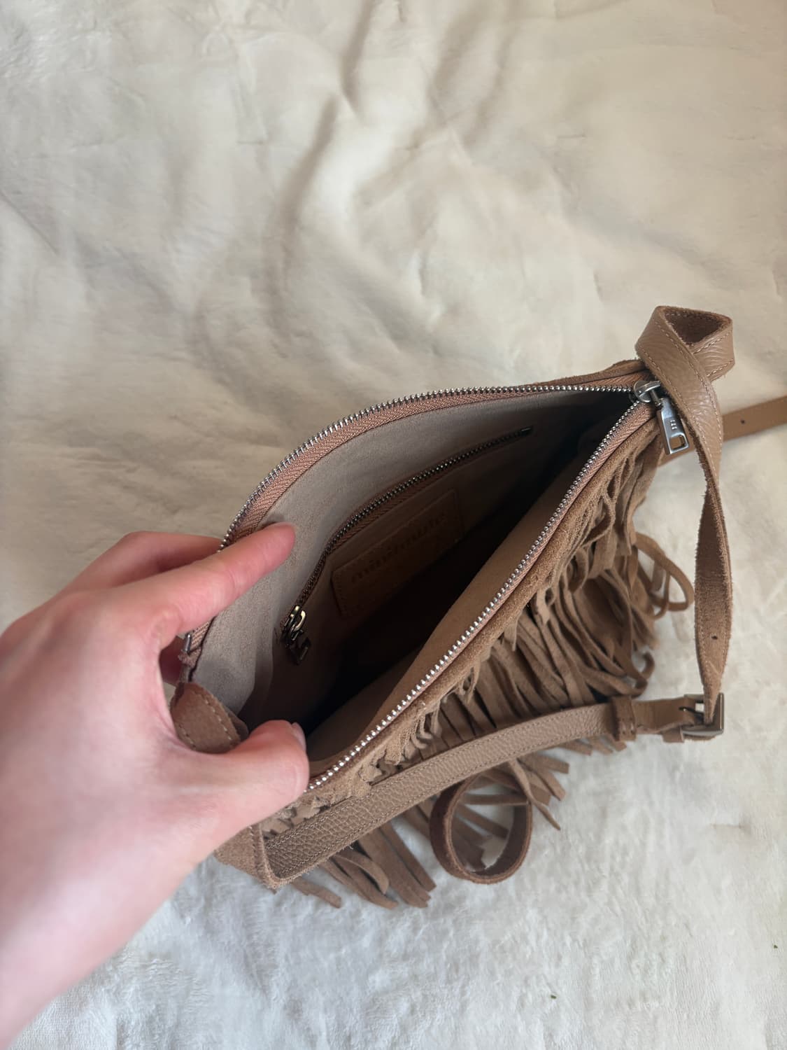 미닛뮤트 프린지 스웨이드 가방 상품이미지3