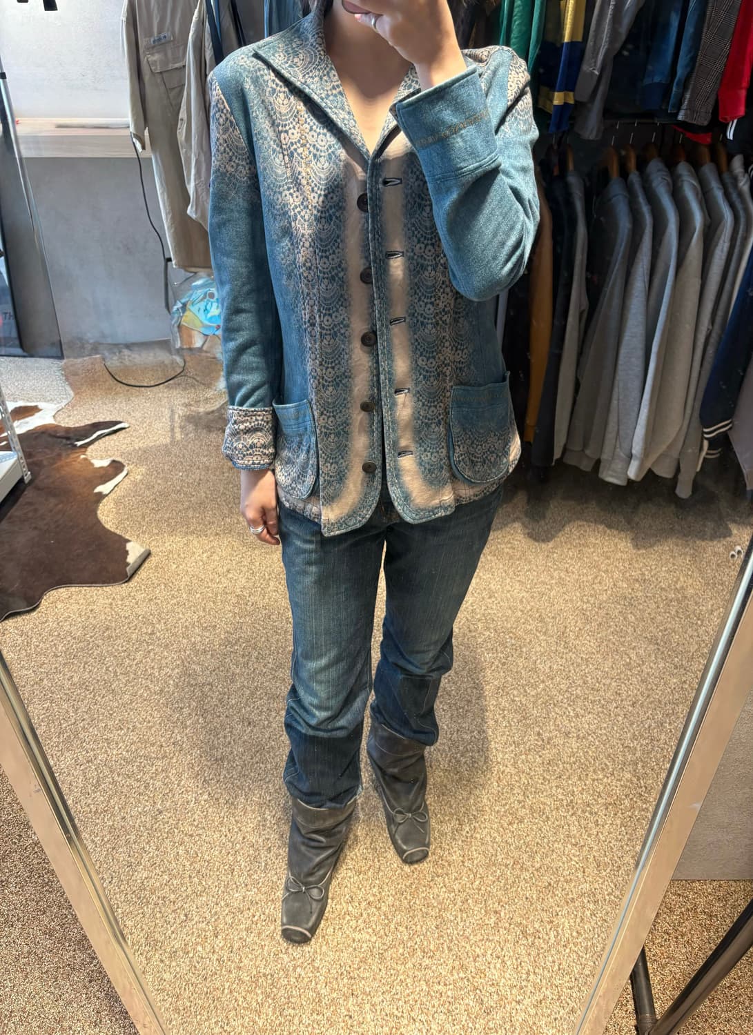 Vintage denim jacket 상품이미지6