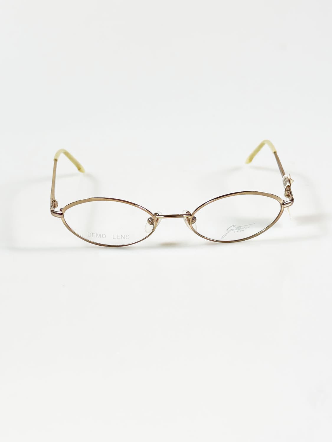 90s GATTINONI 골드 슬림 오벌 프레임 빈티지 안경 상품이미지1