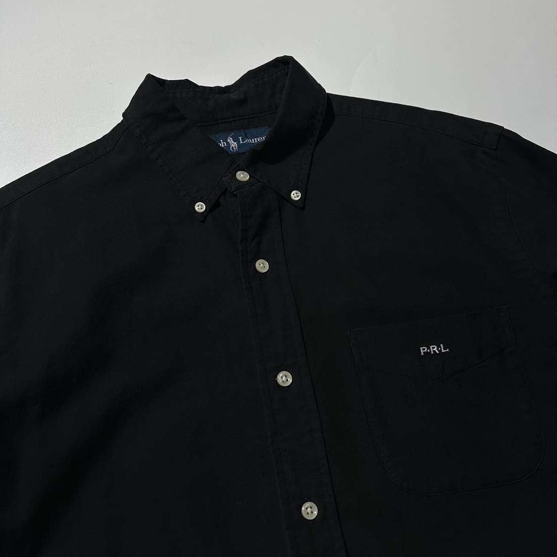 폴로 랄프로렌 PRL 로고 셔츠 블랙 상품이미지3