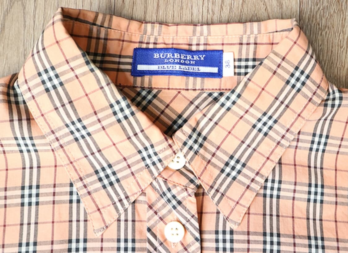 BURBERRY 버버리 블루라벨 핑크&노바체크 남방 상품이미지3