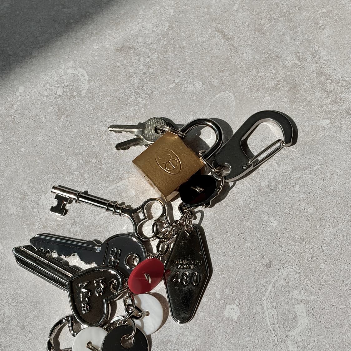 Oribell 멀티 열쇠 컬러 버튼 키링 열쇠고리 상품이미지4