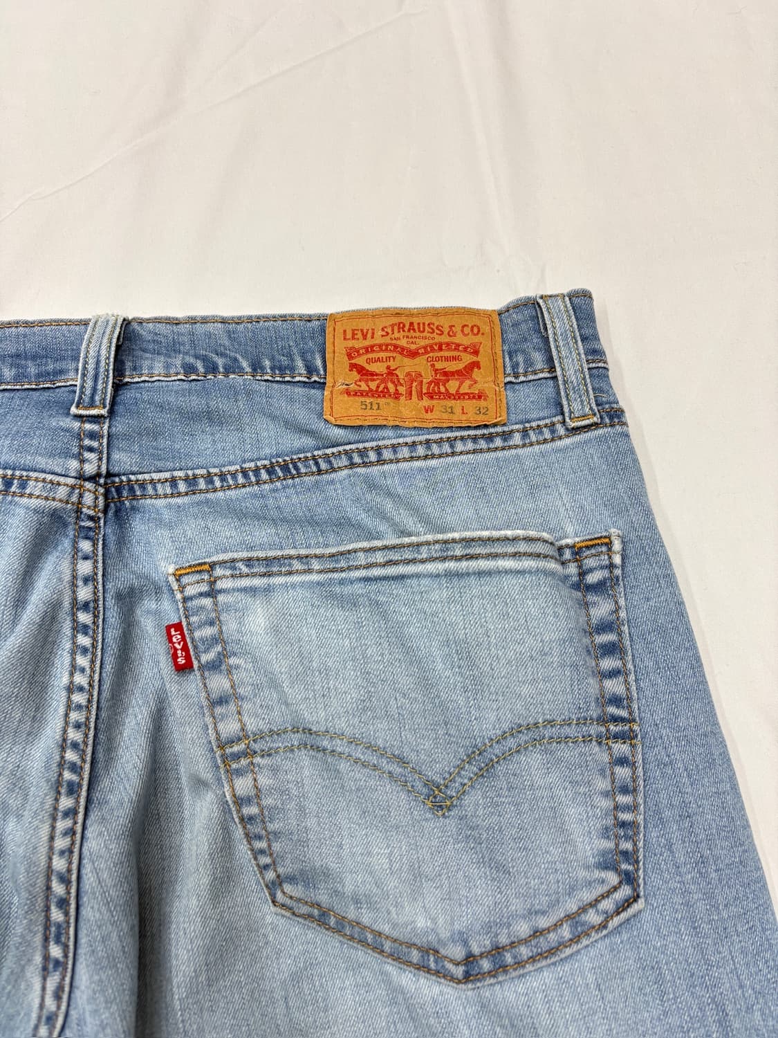 빈티지 리바이스 511 라이트워시 데님 청바지  상품이미지7