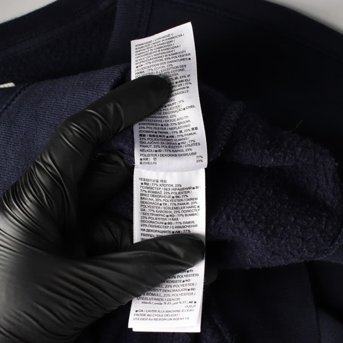 GAP 빅로고 자수 패치 맨투맨 네이비 M 상품이미지6