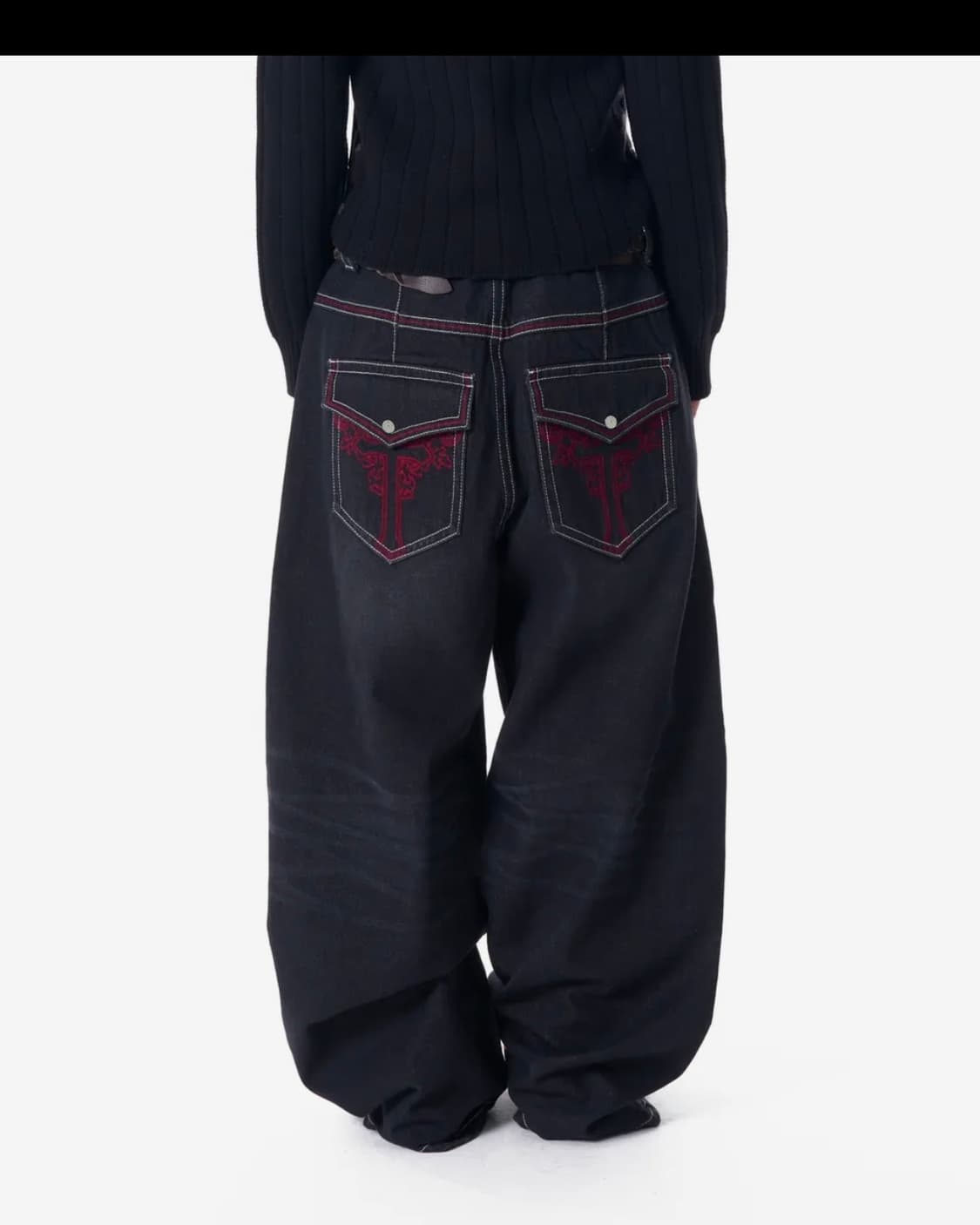 아캄 CROS2 Washed Denim Pants (Black) 2사이즈 상품이미지1