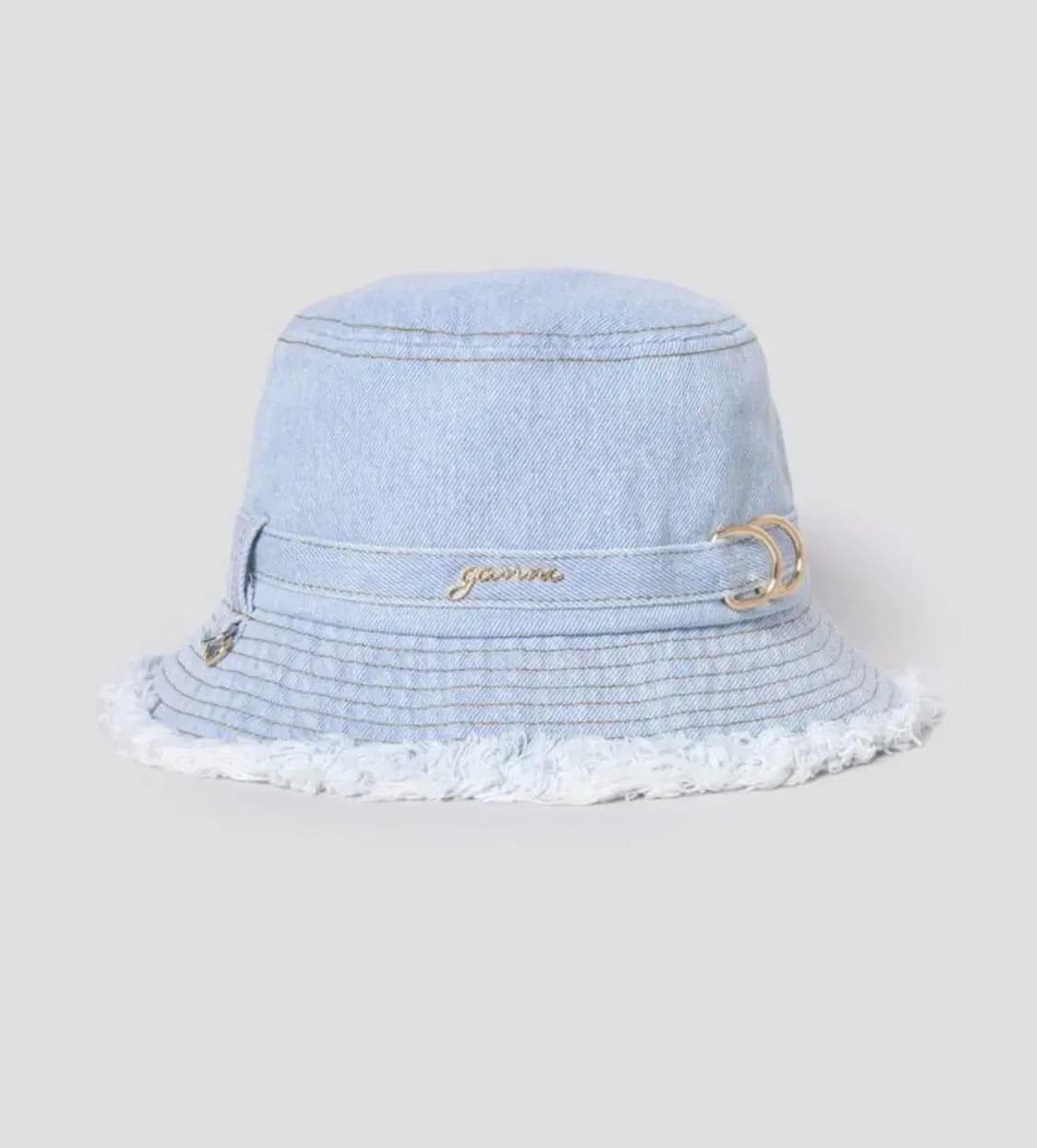 가니 GANNI 데님 버킷햇 S(새상품) 상품이미지3