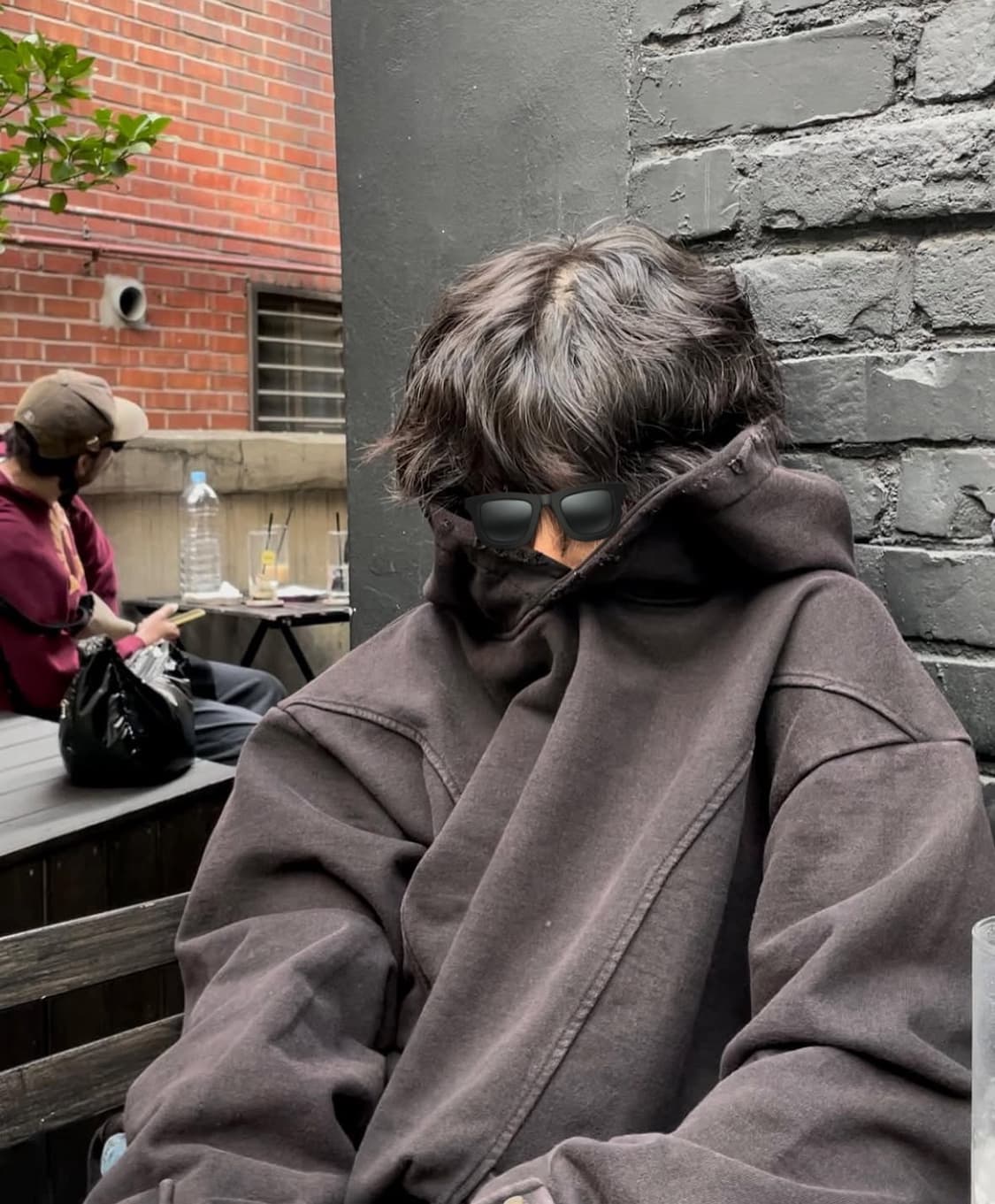 일루반 데미지 후드 상품이미지1