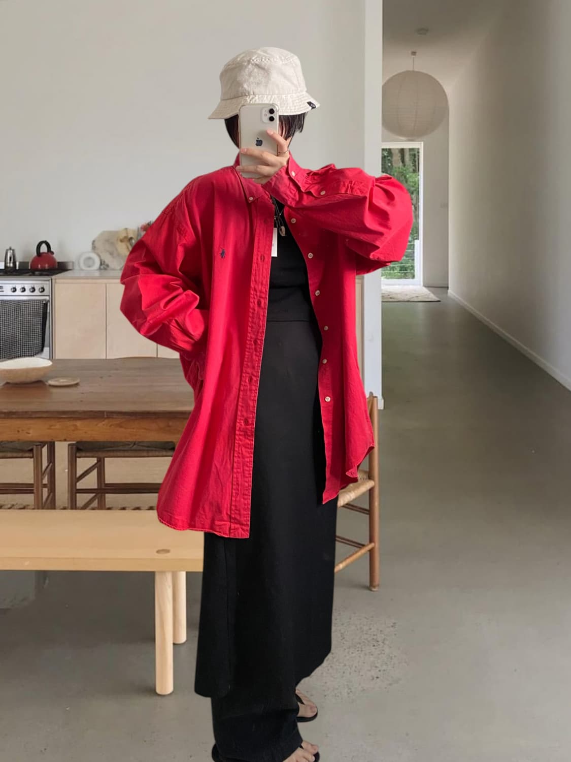폴로랄프로렌 솔리드 셔츠 (Man 2XL) AB0757 상품이미지2