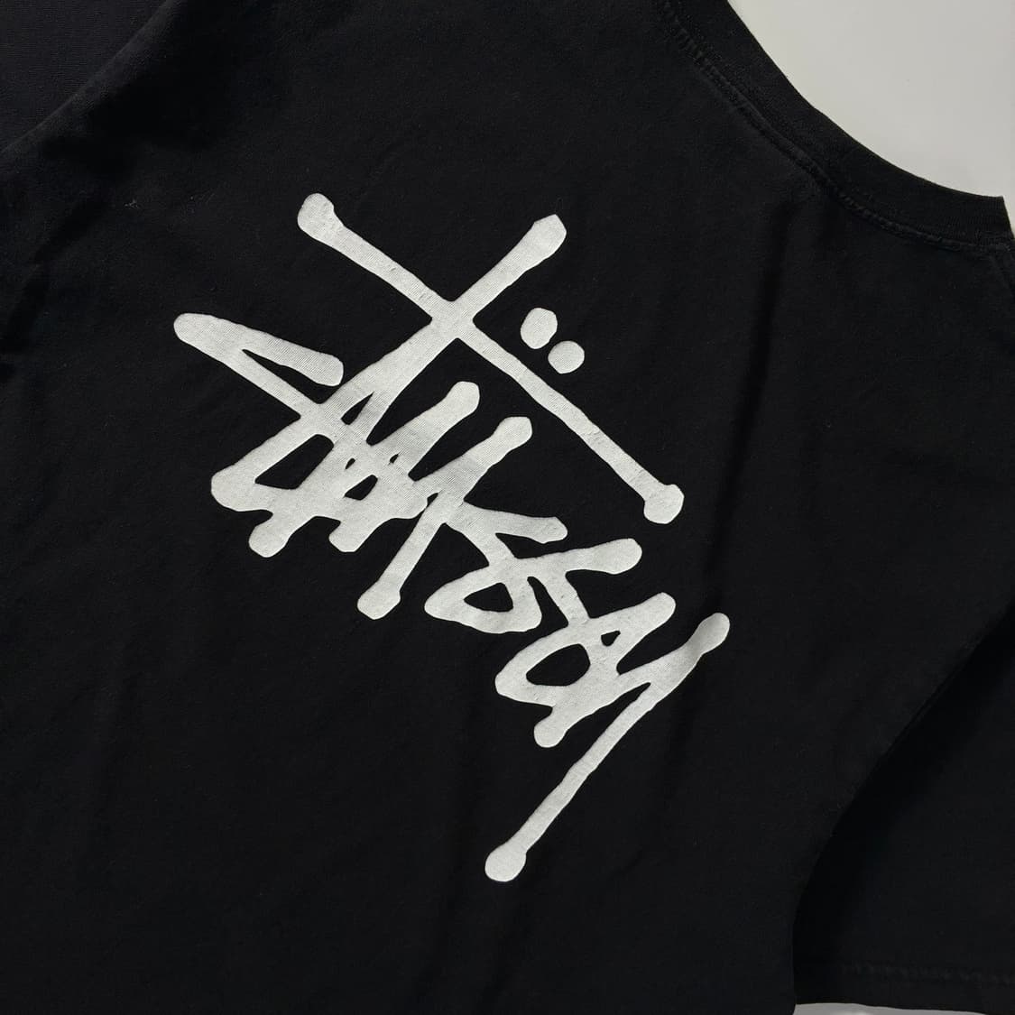 Stussy  스투시 베이직 스탁 블랙 반팔 티셔츠  상품이미지5