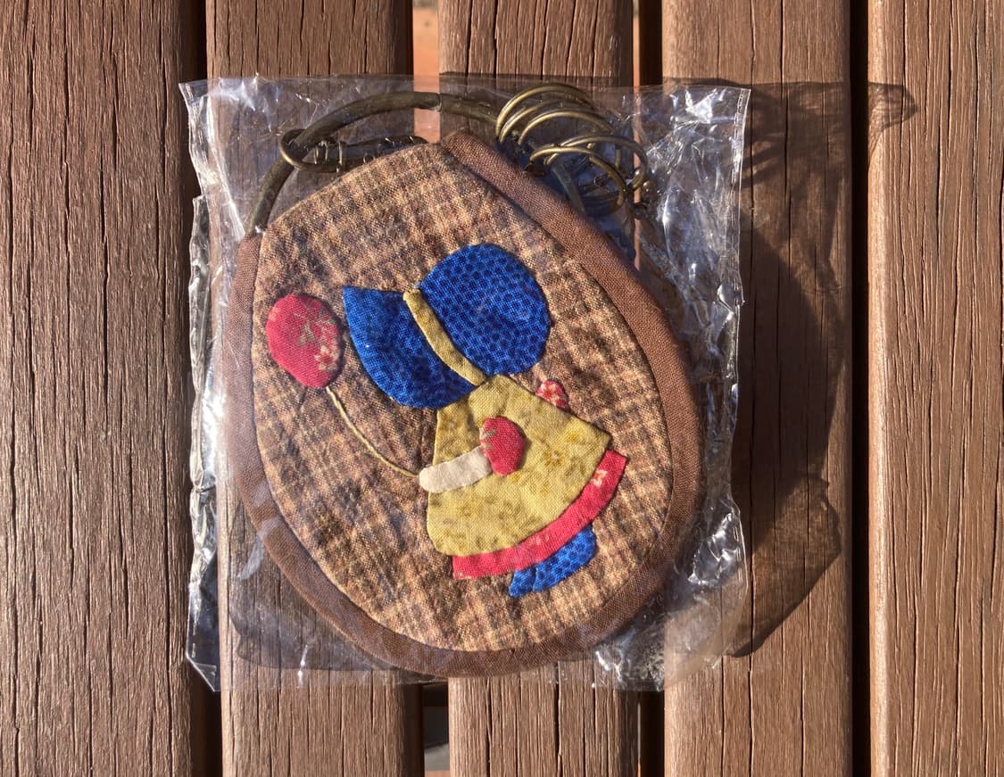 핸드메이드 아플리케 스냅 포켓 키링 상품이미지6