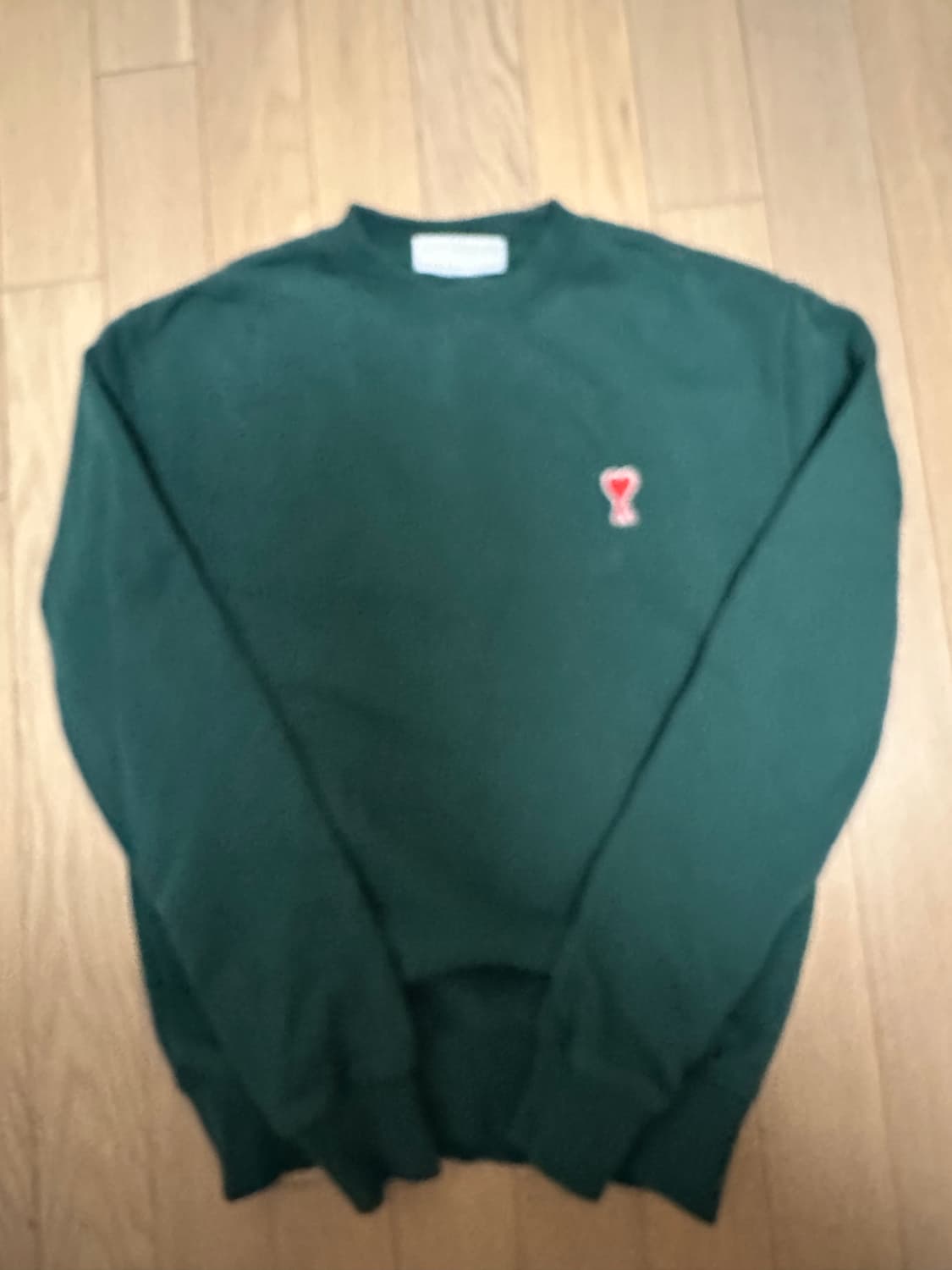 아미 AMI 하트 로고 맨투맨 그린 S 사이즈 상품이미지8