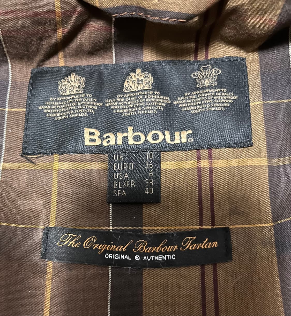 바버 Barbour 여성 왁스 자켓 UK10 브라운 상품이미지6