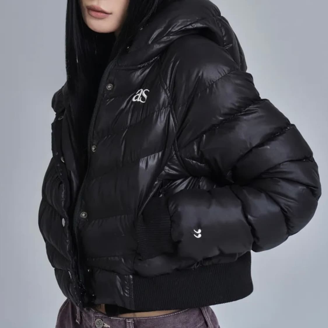 애즈온 숏 푸퍼 재킷 상품이미지2