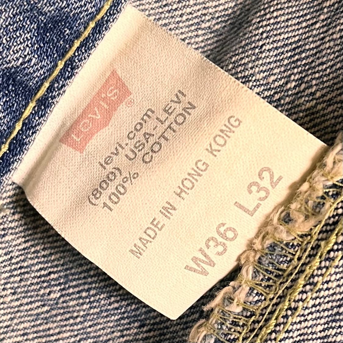 리바이스 데님팬츠 W36 L32 상품이미지5