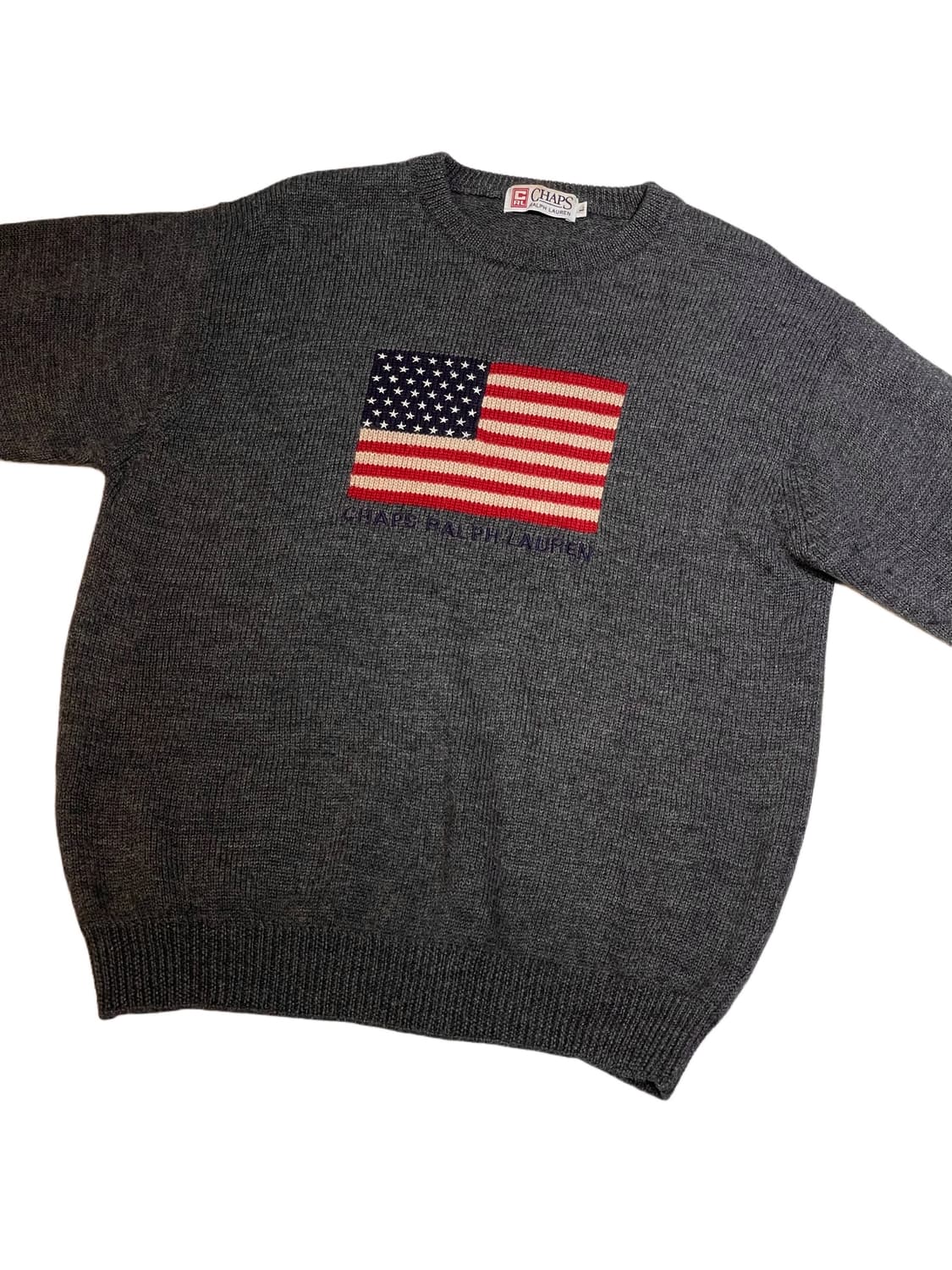 참스 랄프로렌 성조기 로고 니트 상품이미지3