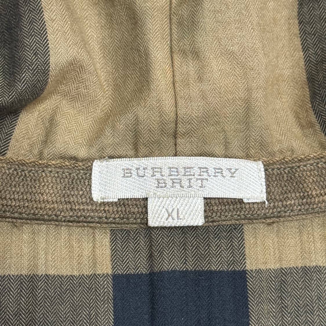 버버리 스티치 암패치 후드집업 XL 상품이미지7