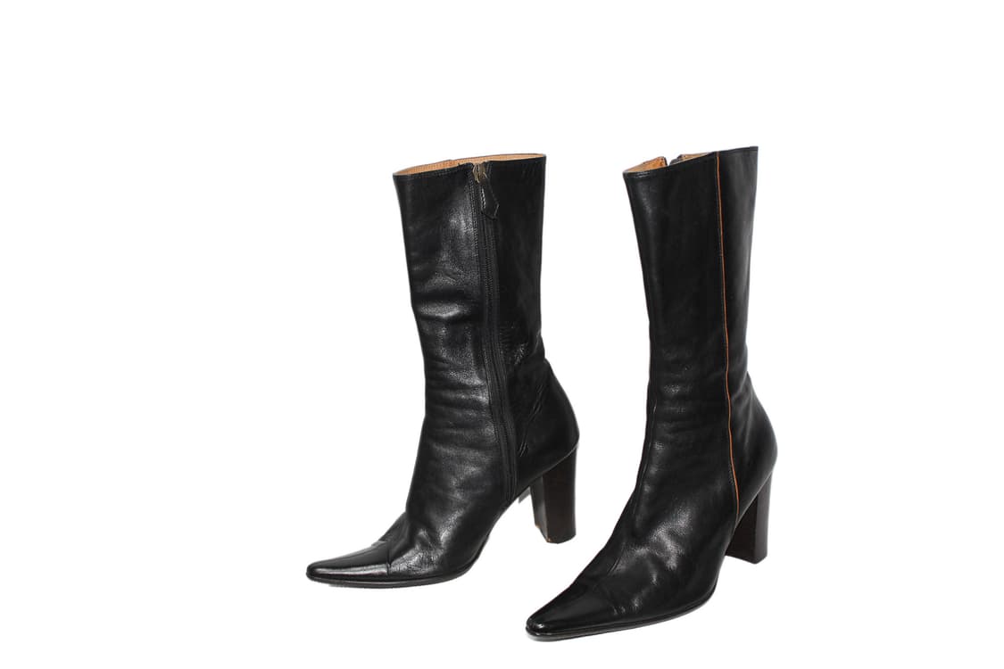 2000s Burberry Blue Label 버버리 스틸레토 부츠 상품이미지3