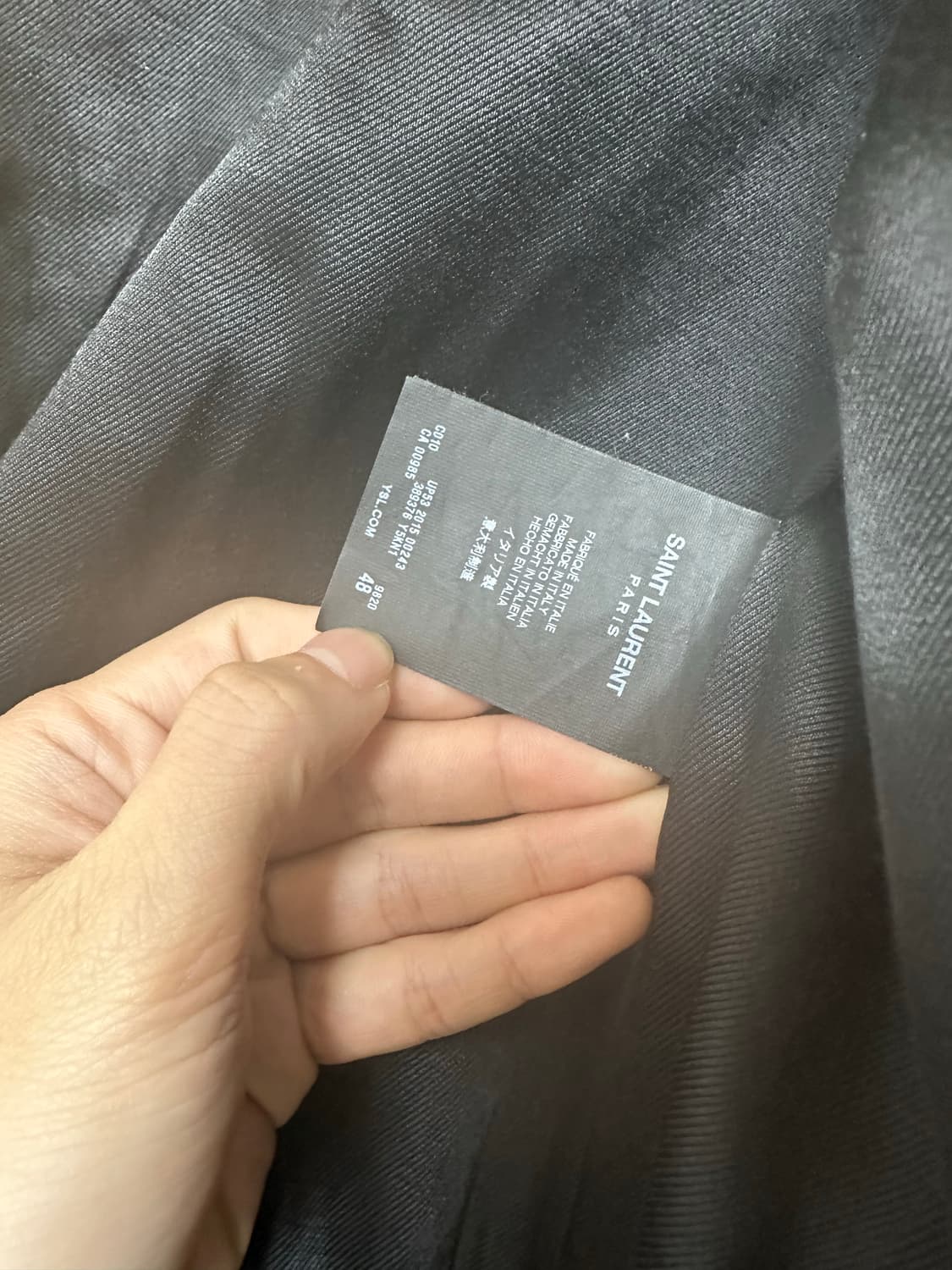 생로랑 웨스턴 스웨이드 블루종 상품이미지3