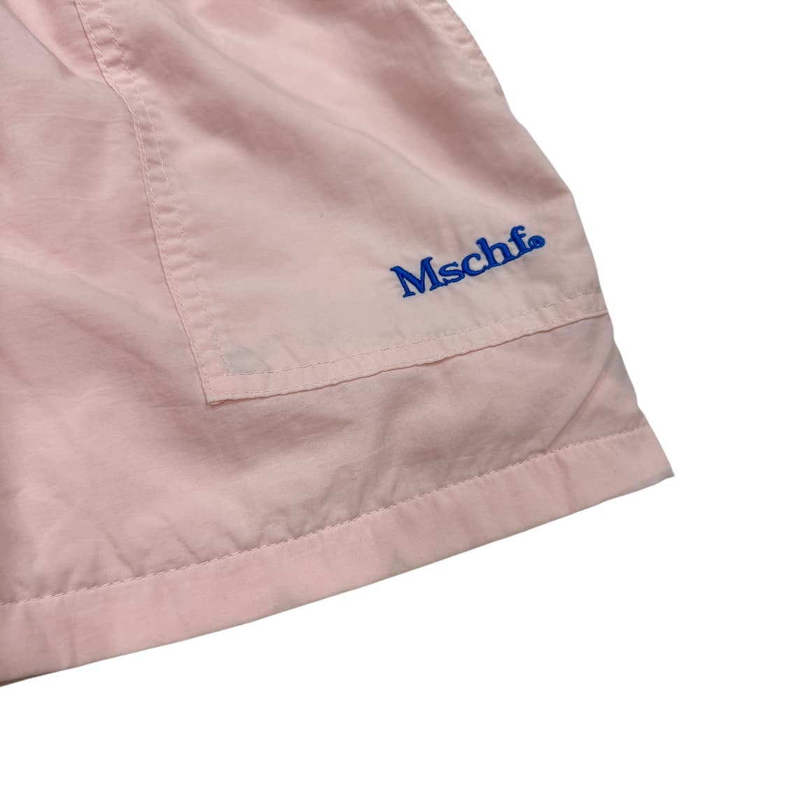미스치프 사이드라인 딸기우유 핑크 트랙 반바지 S 상품이미지4
