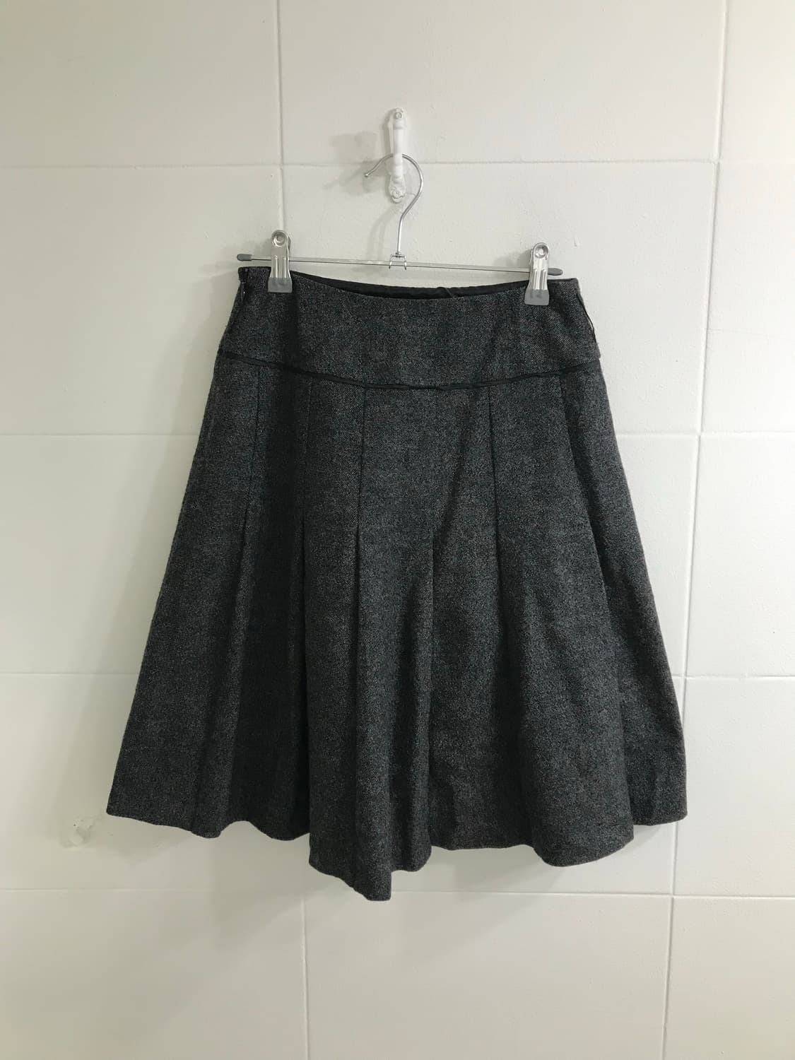 그레이 니혼진 프레피 딱붙 레이스 블레이저 코디세트 상품이미지7