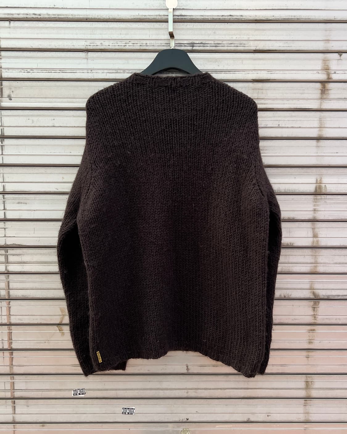 [L] 90s 이태리제 아르마니 진스 울 모헤어 니트 스웨터 상품이미지3