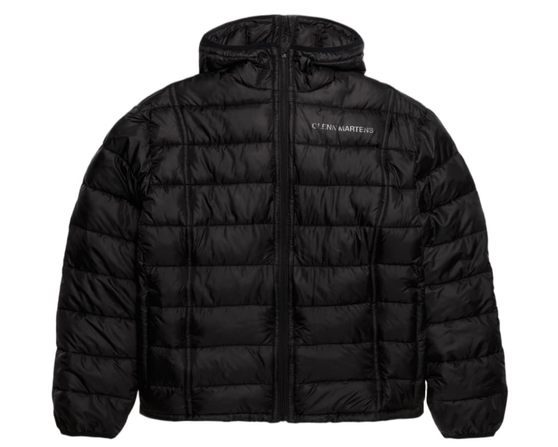 H&M 에이치앤엠 글렌 마틴스 보닝 디테일 푸퍼 자켓 블랙 상품이미지1