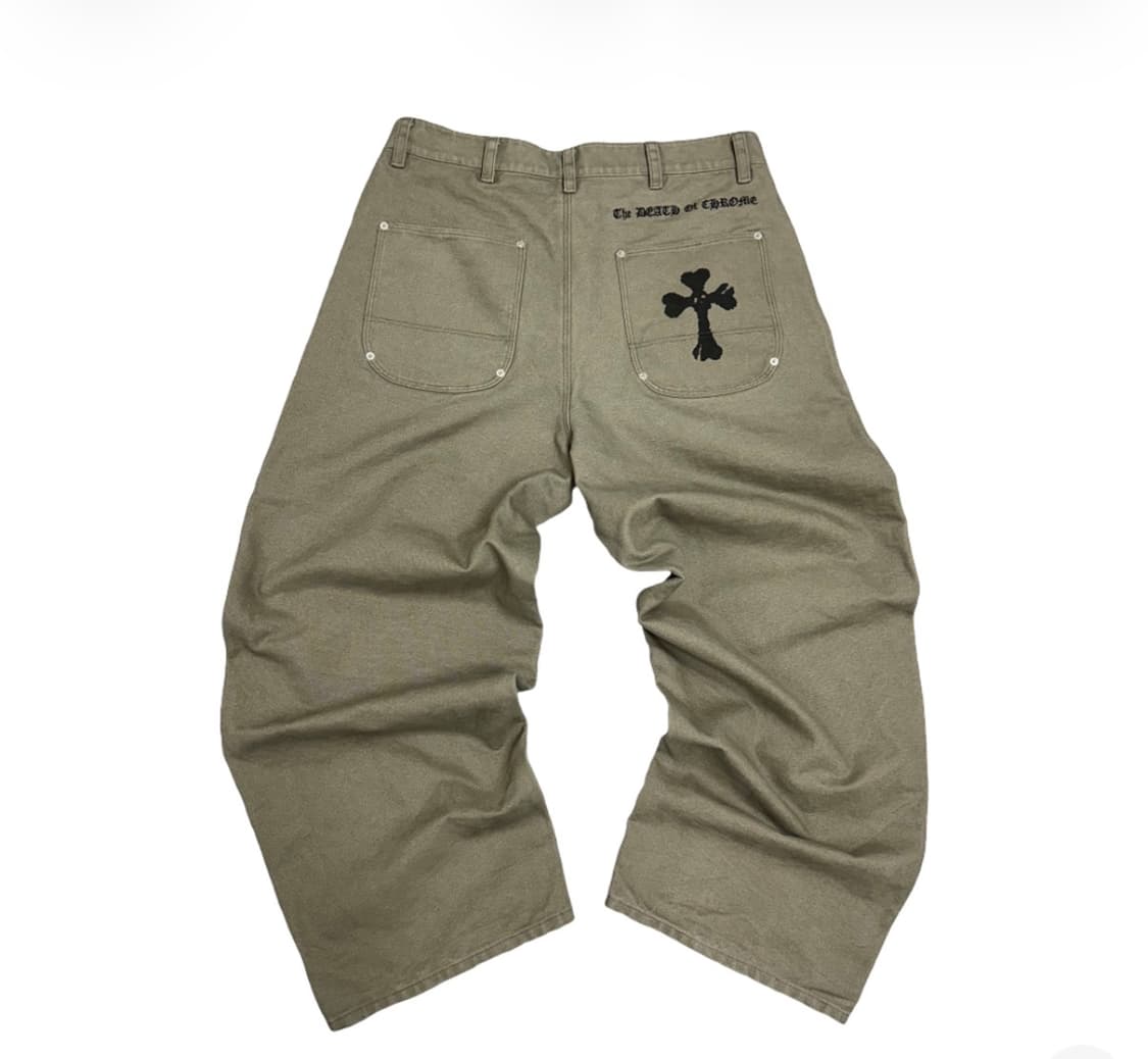 [2]아오이로 더 데스 오프 크롬 워크 팬츠 워시드 올리브 상품이미지2