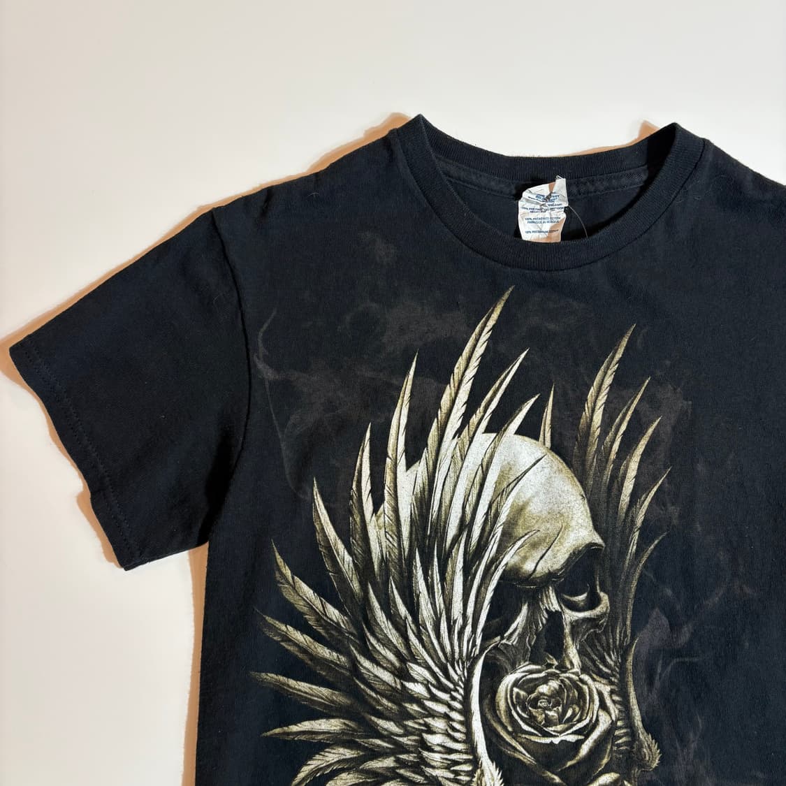 빈티지 펑크 스컬 y2k 그래픽 반팔 티셔츠 상품이미지3