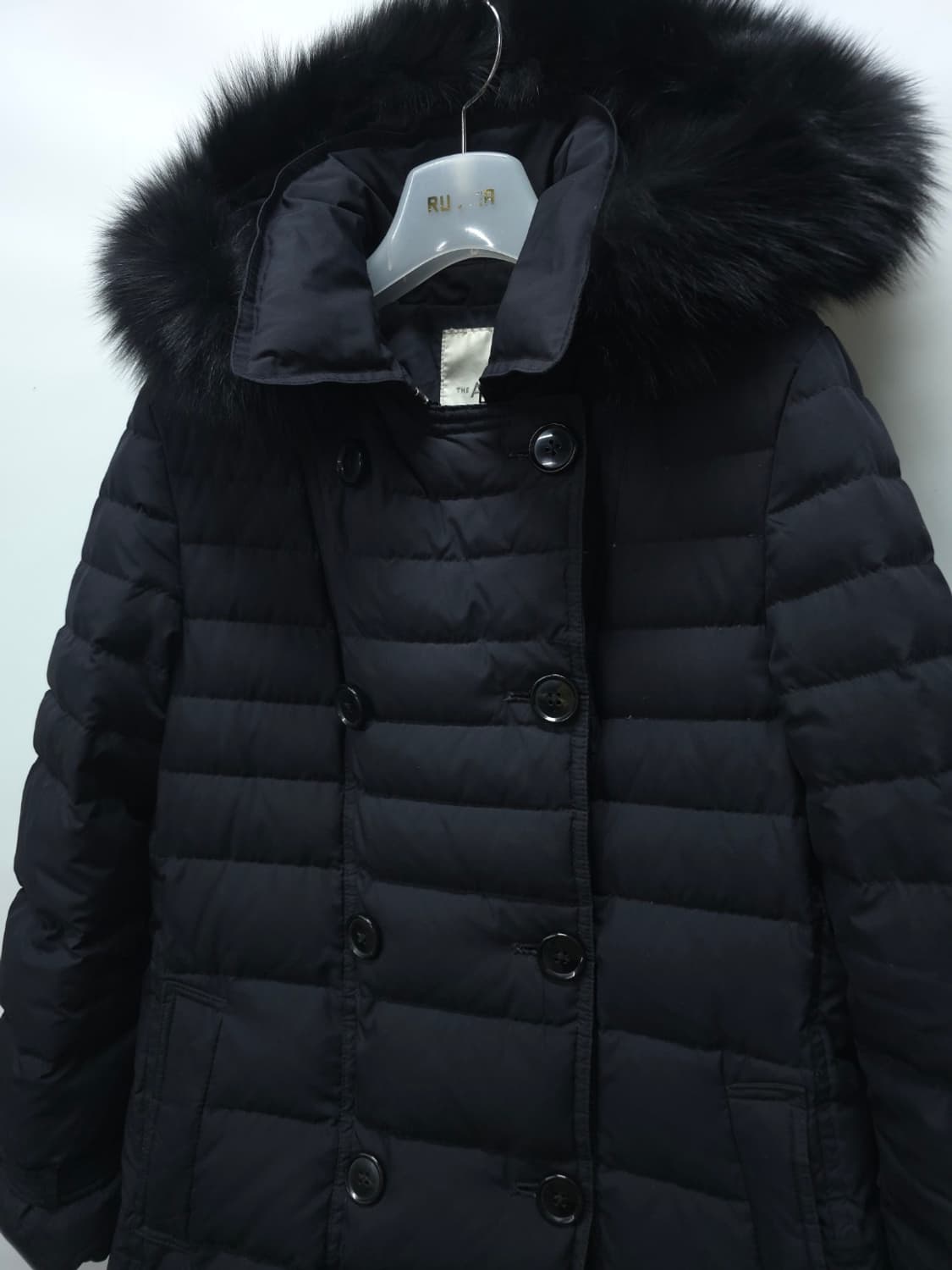 더엣지 여성 폭스퍼 프리미엄 구스다운 패딩코트 상품이미지2