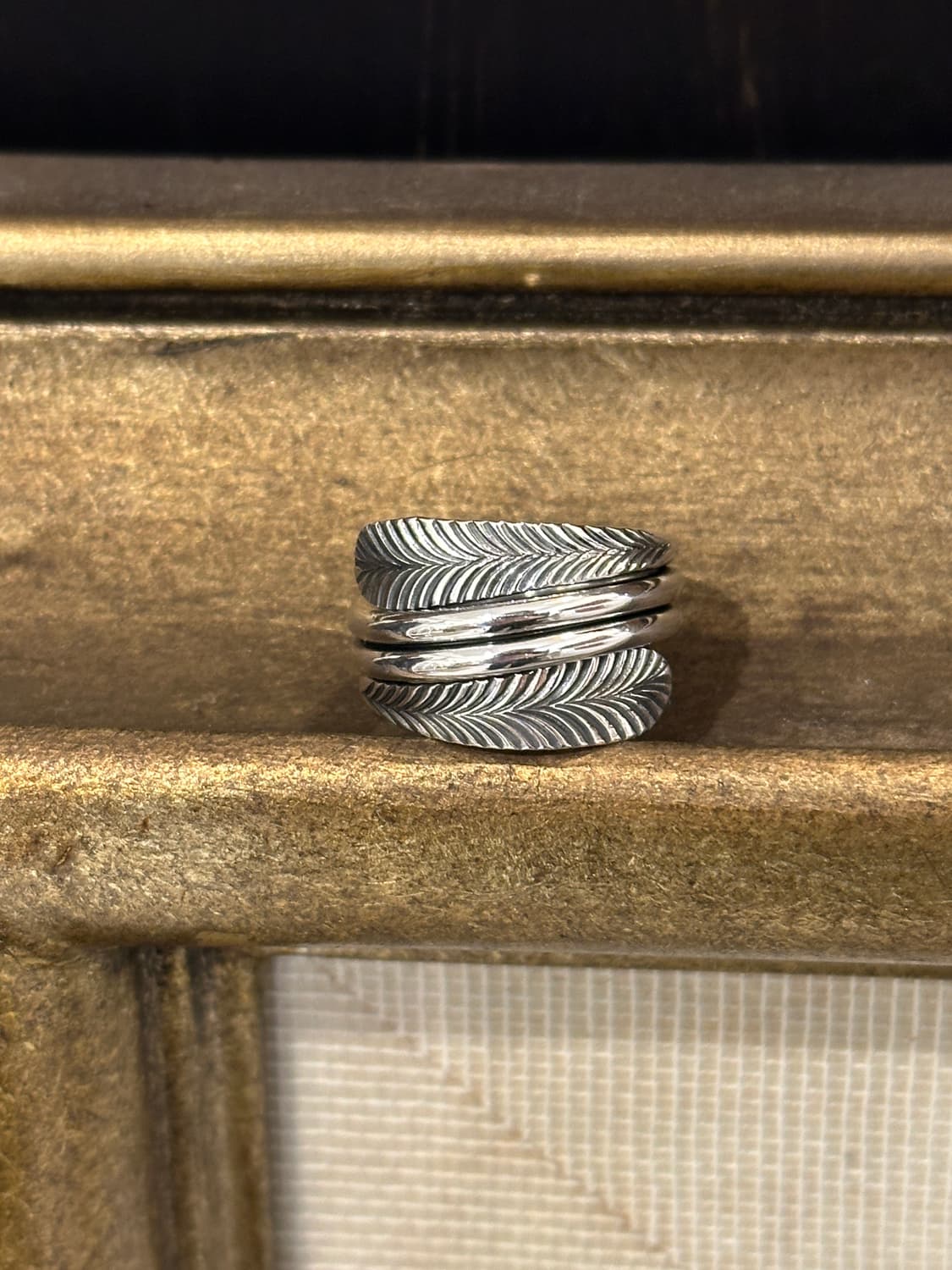 Feather Fold 925Silver Ring 상품이미지4