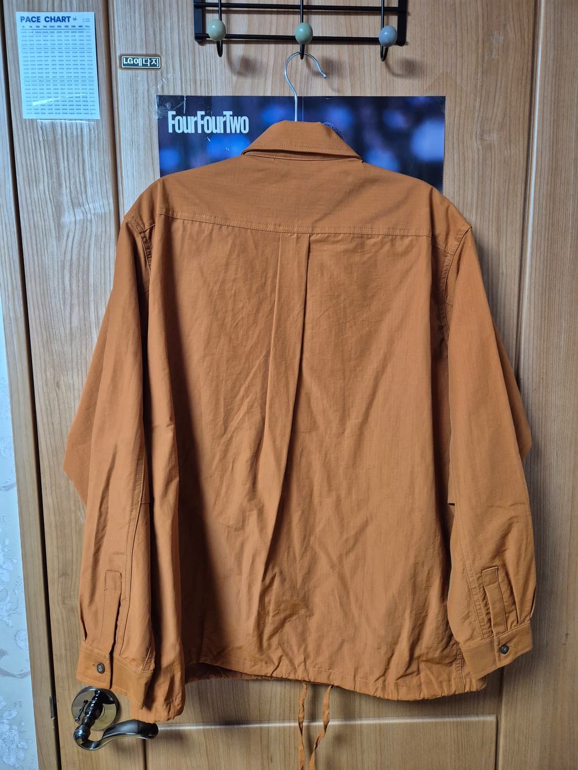 아웃스탠딩 오픈카라 유틸리티 셔츠 오렌지 M 상품이미지2