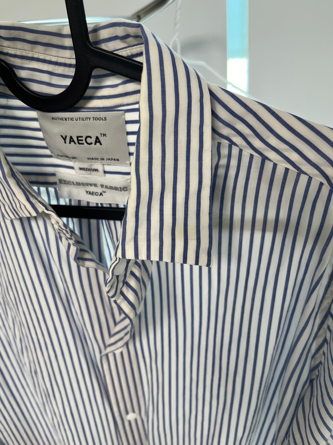 YAECA 스트라이프 셔츠 M 상품이미지4