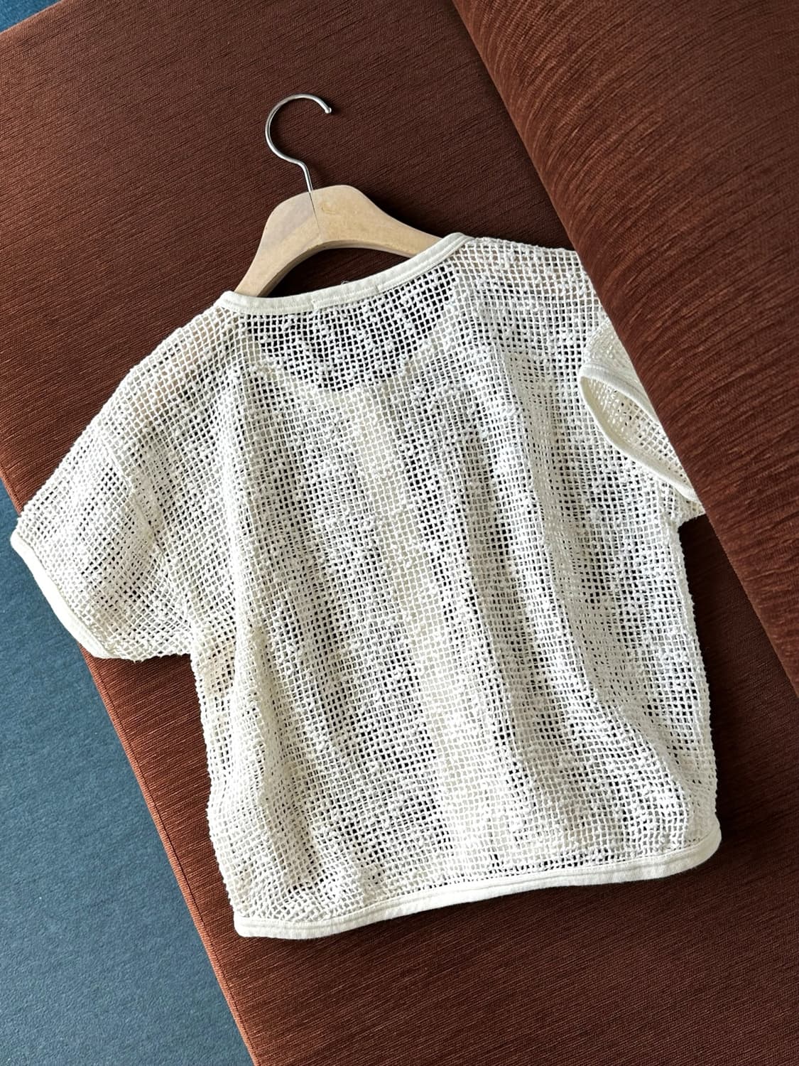 Loose gauge knit fabric cardigan top 상품이미지4