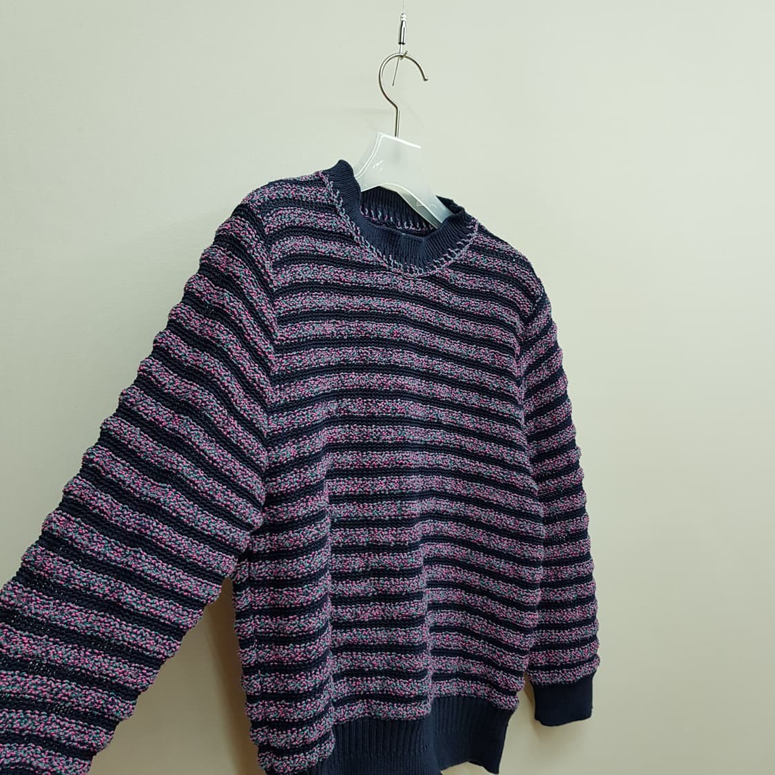 OBZEE 오브제 2022스트라이프 니트 95사이즈 상품이미지3