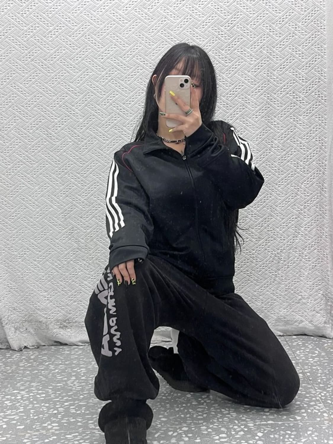 아디다스 올드스쿨 레트로 크로스 배색 져지 집업 L C07453 상품이미지2