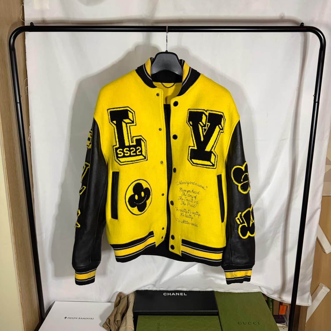 루이비통 레더 자수 바시티 자켓 1A9UIU 상품이미지2