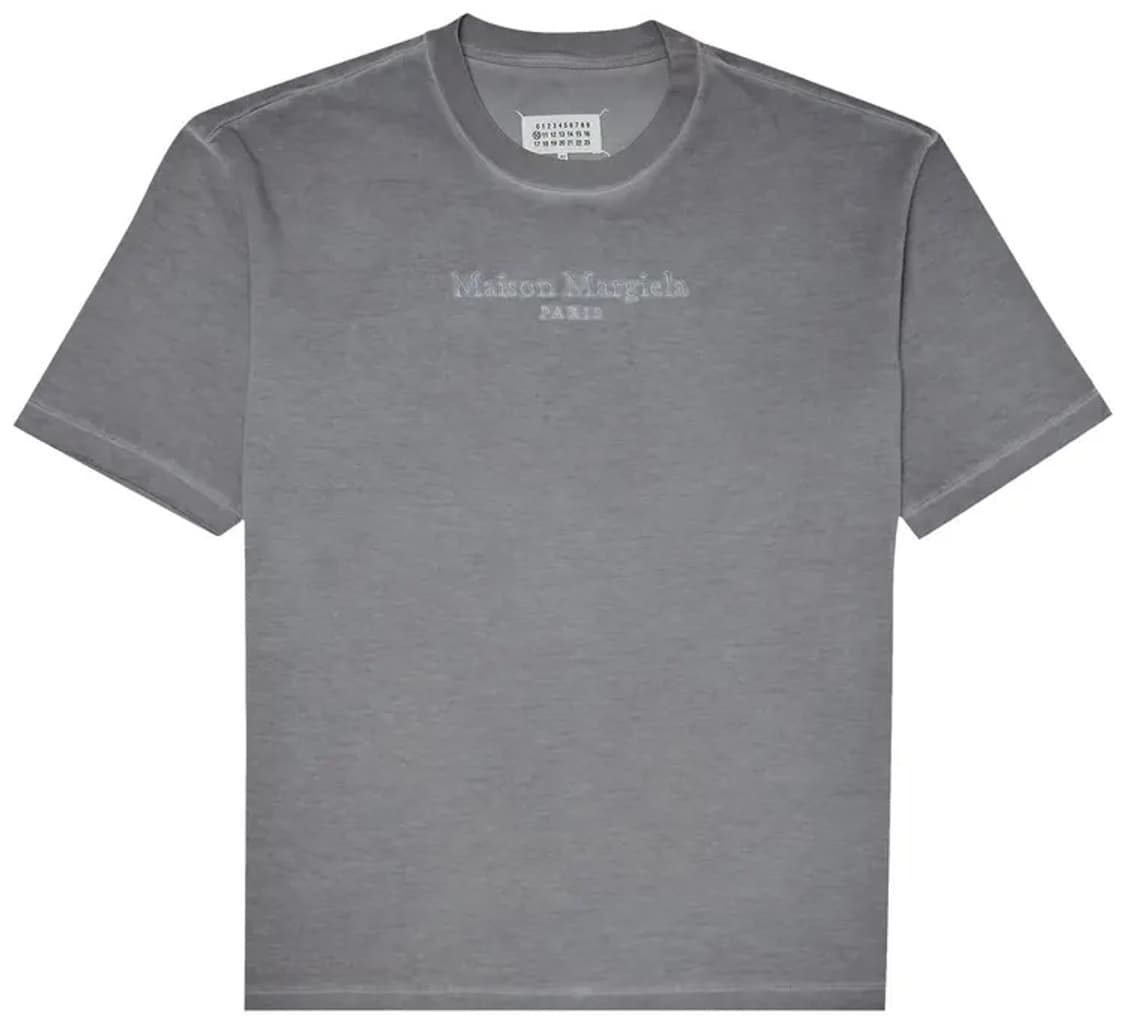 마르지엘라 피그먼트 엠보시드 로고 반팔티 정품 상품이미지1