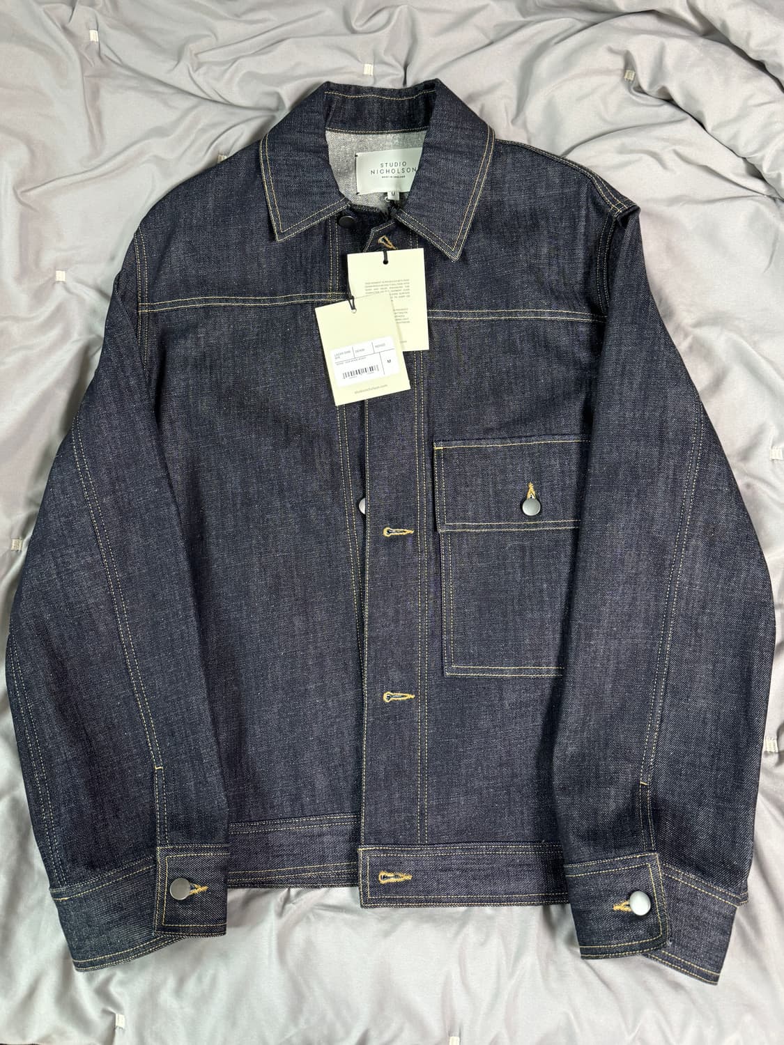 스튜디오 니콜슨 LAZAR 데님자켓(M, 인디고) 상품이미지2