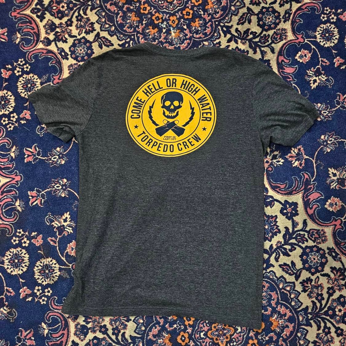 파타고니아 스컬 백로고 라운드넥 슬림 티셔츠 상품이미지1